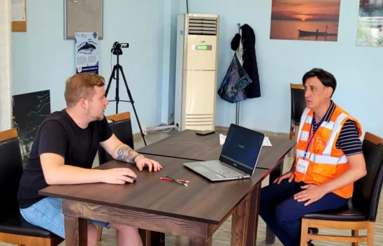 Cide'deki emlakçılar sınava girdi