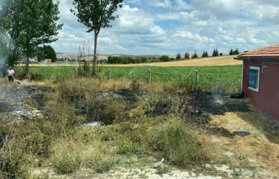 Çıkan Yangın Korkuttu