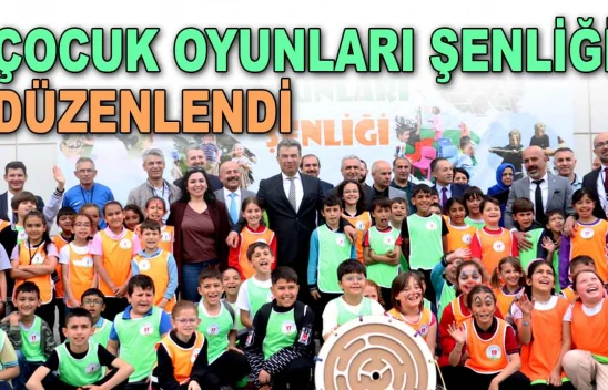 Çocuk Oyunları Şenliği Düzenlendi