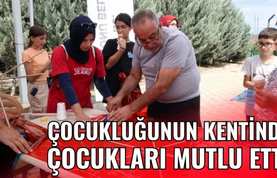 Çocukluğunun Kentinde Çocukları Mutlu Etti