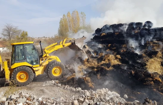 Çorum Alaca'daki yangının bilançosu belli oldu