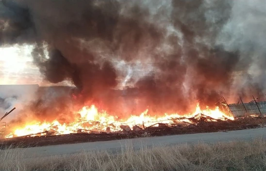 Atık Toplama Merkezinde Yangın