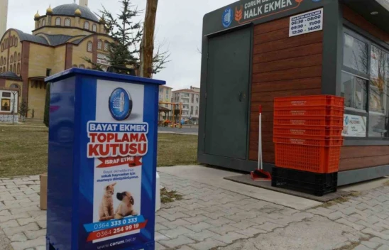 Çorum'da Bayat Ekmekler İsraf Olmayacak