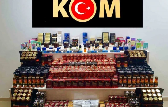 Çorum'da Kaçak Alkollü İçki ve Sigara Operasyonu