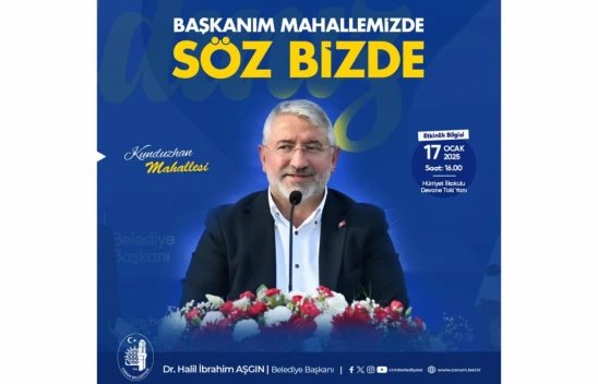 Çorum'da Mahalle Buluşmaları Devam Ediyor