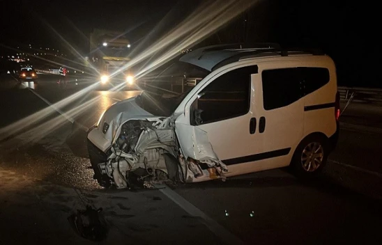 D-100'de Kaza 1 Yaralı