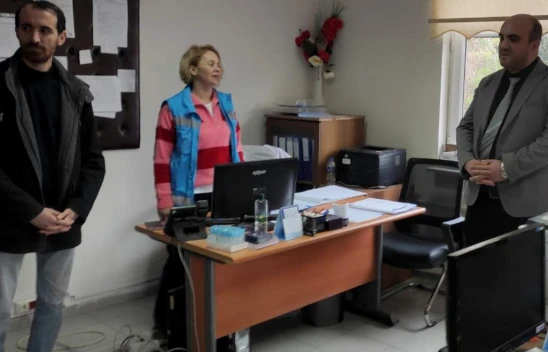 Derdiyok, Abana'da İncelemelerde Bulundu