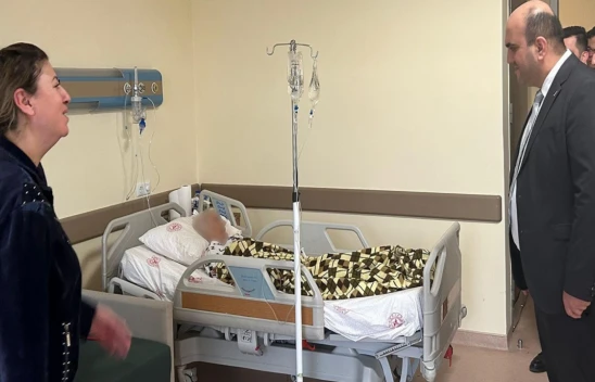 Derdiyok'tan Cide Devlet Hastanesi'ne Ziyaret