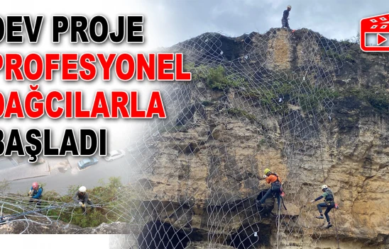 Dev Proje Profesyonel Dağcılarla Başladı