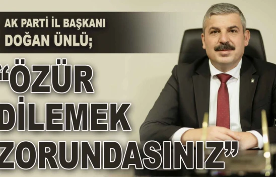 Doğan Ünlü: 'Kastamonu'dan Özür Dilemek Zorundasınız'