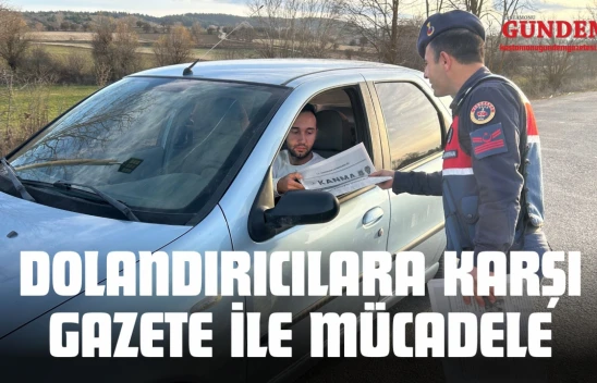 Dolandırıcılara Karşı Gazete İle Mücadele