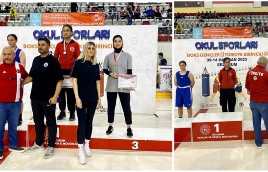 Eflin Özcan Türkiye üçüncüsü oldu