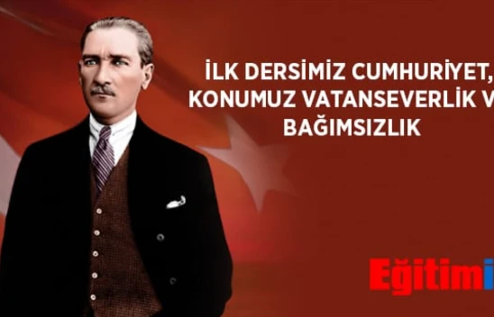 Eğitim-İş Şube Başkanı Ahmet Tevfik Bal: 'İlk Dersimiz Cumhuriyet, Konumuz Vatanseverlik'