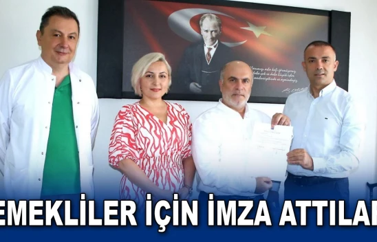 Emekliler için İmza Attılar