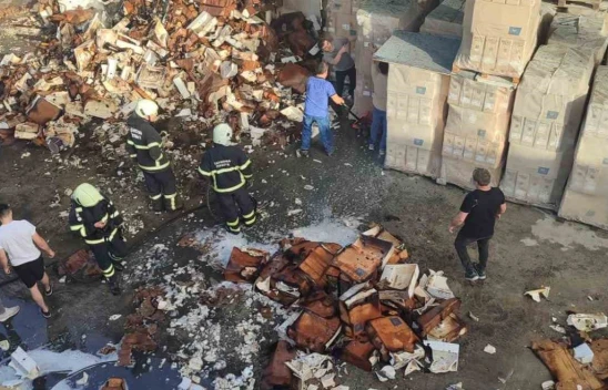 Fabrikada Çıkan Yangın Söndürüldü