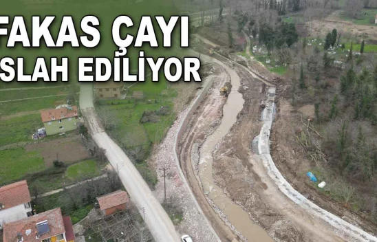 Fakas Çayı Islah Ediliyor