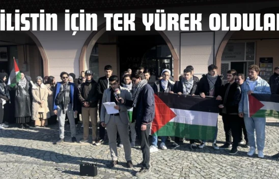 Filistin İçin Tek Yürek Oldular