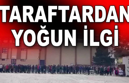 Gazi Stadyumu'na Taraftar Akımı