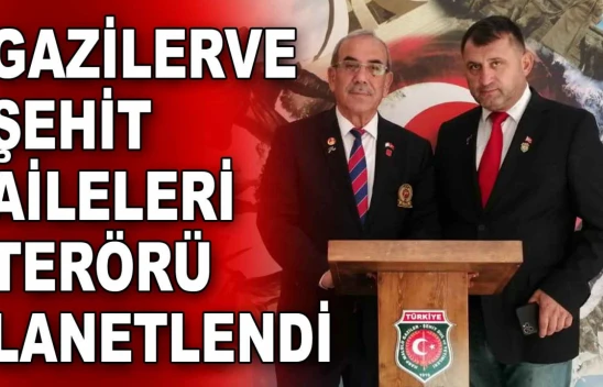 Gaziler Ve Şehit Aileleri Terörü Lanetlendi