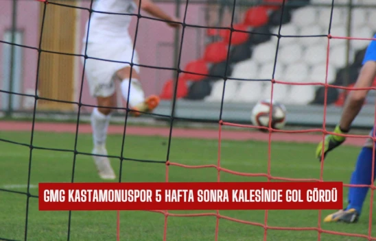 GMG Kastamonuspor, 5 hafta sonra kalesinde gol gördü