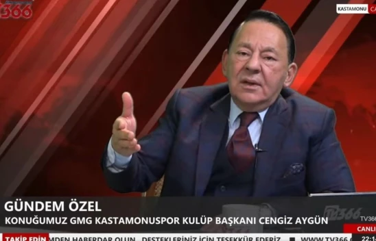 GMG Kastamonuspor Başkanı Cengiz Aygün 'Benim Kastamonuspor'u Bırakma Lüksüm Yok'