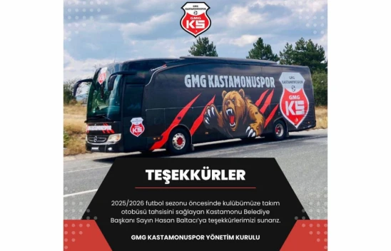 GMG Kastamonuspor'dan Başkan Baltacı'ya Teşekkür