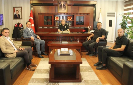 GMG Kastamonuspor'dan Emniyet Müdürü Ay'a Teşekkür Ziyareti