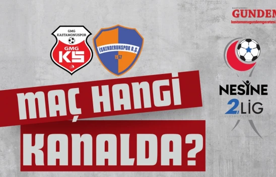 GMG Kastamonuspor-İskenderunspor Maçı Hangi Kanalda?