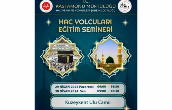 Hacı Adaylarına Eğitim Verilecek