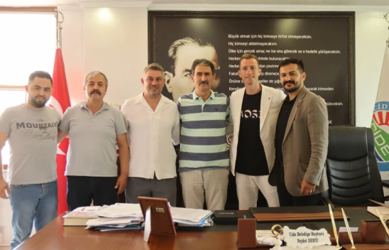 Hakan Arslan'dan Cide Belediyesi'ne Ziyaret