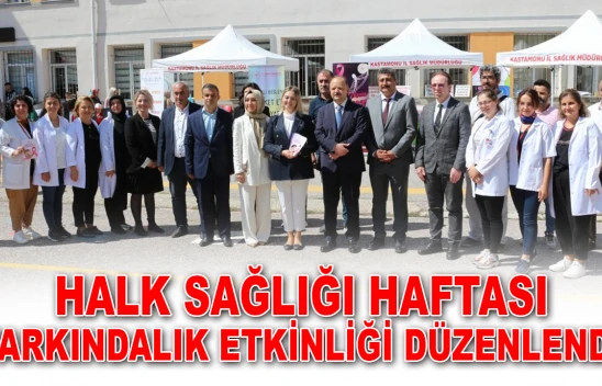 Halk Sağlığı Haftası Farkındalık Etkinliği Düzenlendi