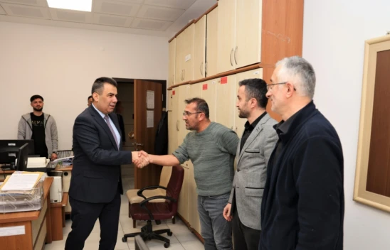 Hasan Gümüş, Kurum Personeliyle Bayramlaştı