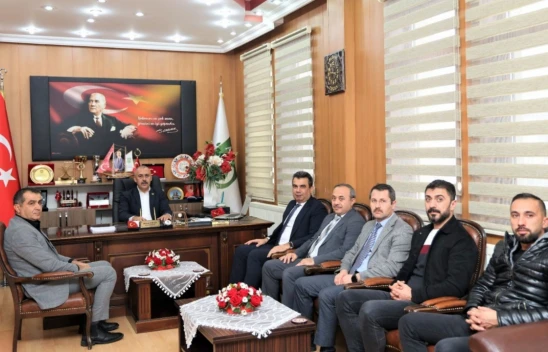 Hasan Gümüş'ten Ağlı Belediye Başkanı Bülent Ergin'e Ziyaret