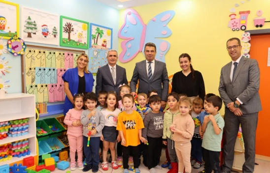 Hasan Gümüş'ten, Behiye Barut Anaokulu'na Ziyaret