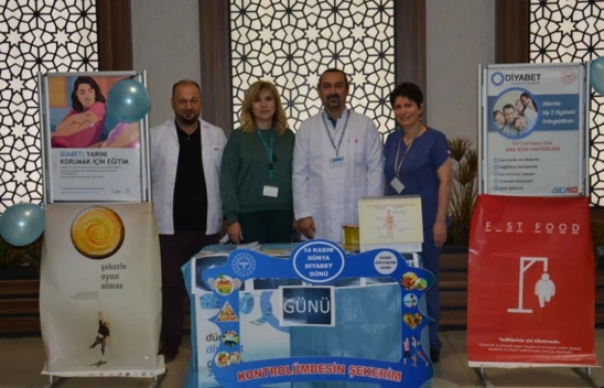 Hastanede Diyabet Bilgilendirmesi Yapıldı