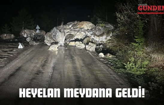 Heyelan Meydana Geldi!