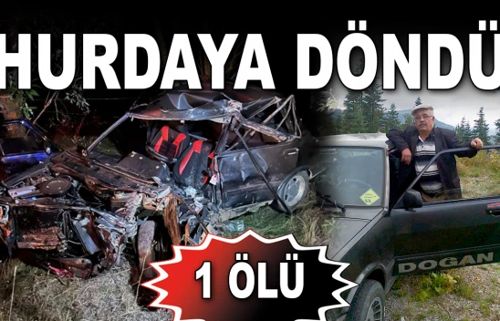 Hurdaya Döndü: 1 Ölü