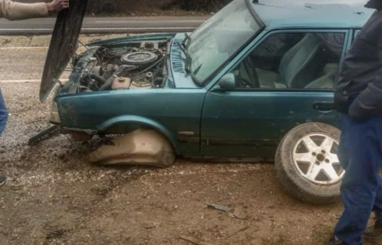 Otomobil Hurdaya Döndü