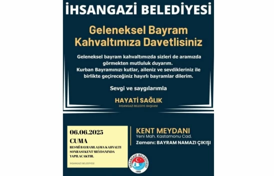 İhsangazi'de Geleneksel Bayram Kahvaltısı Yapılacak