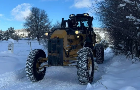 İhsangazi'de Karla Mücadele Çalışmaları Sürüyor