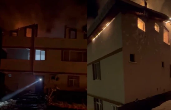 İki Katlı Ev Yandı!
