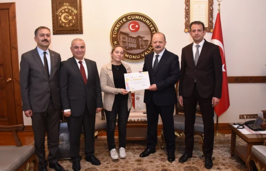 İl Birincisinden Vali Dallı'ya Ziyaret