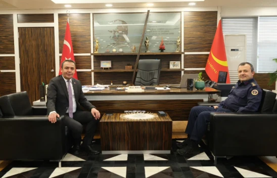 İl Jandarma Komutanı Hikmet Uz'dan Kastamonu Belediyesi'ne Ziyaret
