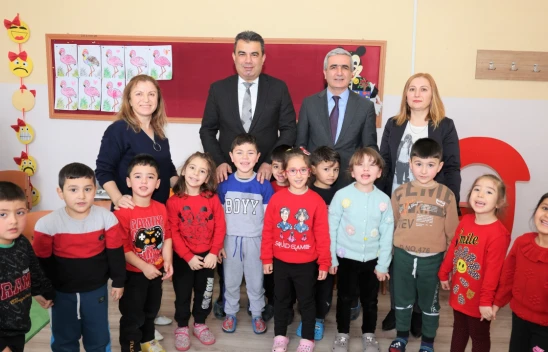İl Millî Eğitim Müdürü Hasan Gümüş, Şeker Anaokulu Öğrencileriyle Buluştu