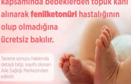 İl Sağlık, Fenilketonüri'ye Dikkat Çekti