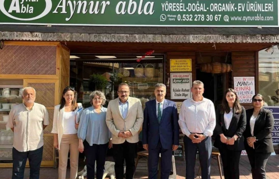İnceciköz'e Manda Yoğurdu İkram Ettiler