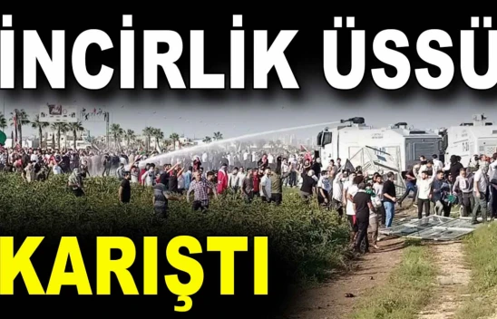 İncirlik Üssü'ne Girmeye Çalışan Gruba Müdahale