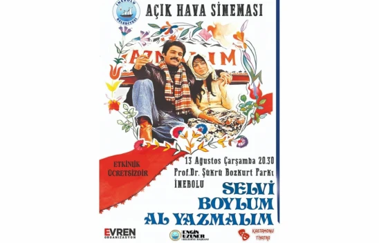 İnebolu'da Açık Hava Sinema Keyfi