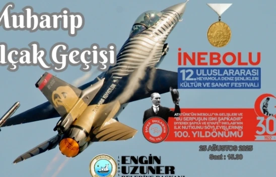 İnebolu'da Uçak Geçit Töreni Provası Yapılacak