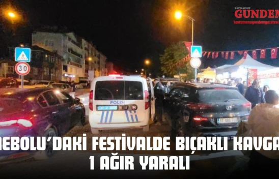 İnebolu'daki Festivalde Bıçaklı Kavga: 1 Ağır Yaralı
